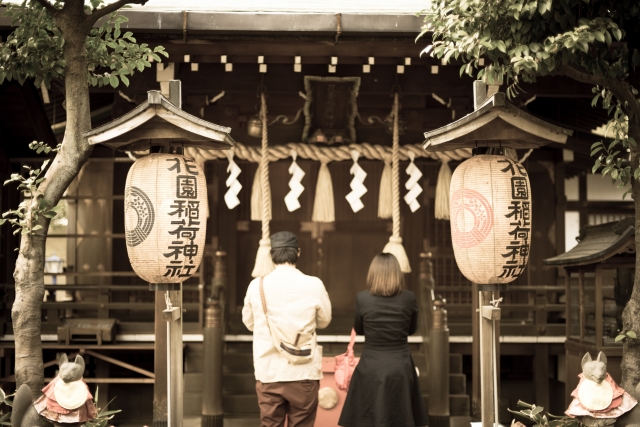 soku_29322.jpg :: 建築 建造物 神社 花園稲荷神社 