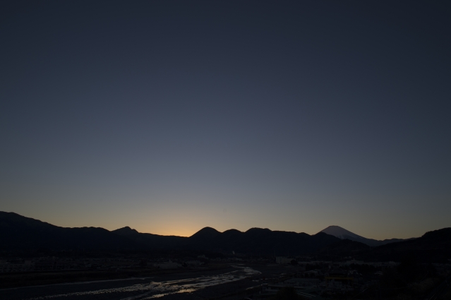 soku_29641.jpg :: 夕焼け 富士山 
