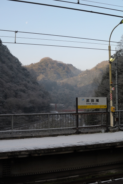 soku_29778.jpg :: 乗り物 交通 鉄道 電車 JR 福知山線 武田尾駅 