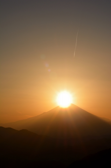 soku_30280.jpg :: 風景 自然 山 富士山 ダイヤモンド富士 