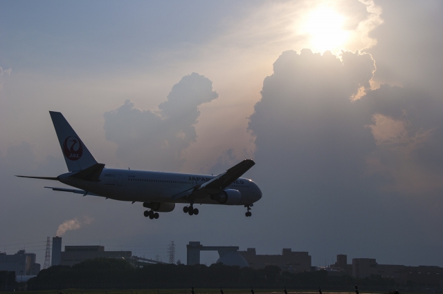 soku_30467.jpg :: 空 飛行機 JAL 