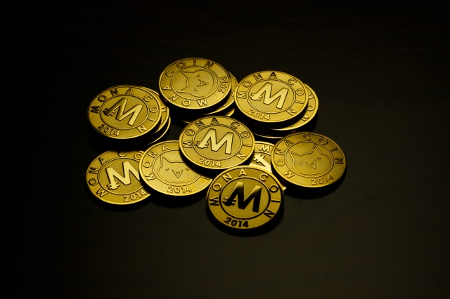 soku_30747.jpg :: EOS6D Monacoin 仮想通貨 メダル 金貨 