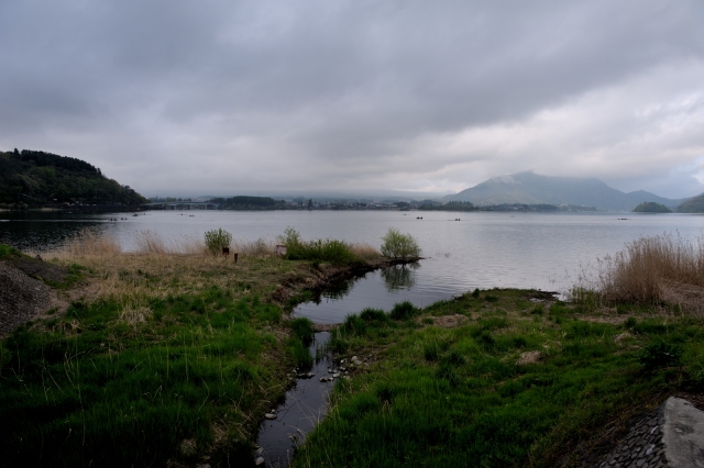 soku_30757.jpg :: 朝曇り 河口湖 