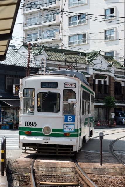 soku_31239.jpg :: 乗り物 交通 鉄道 電車 路面電車 熊本市電 ちんちん電車 