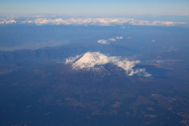 soku_31498.jpg :: 風景 自然 山 富士山 空撮 