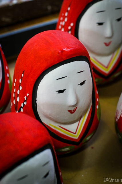 soku_31876.jpg :: アート 工芸品 伝統工芸 おもちゃ 人形 だるま 姫だるま 竹田 水曜どうでしょう 