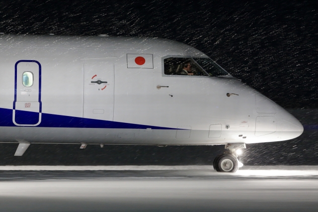 soku_32243.jpg :: 雪景色 飛行機 ヒコーキが足りない by KIJ 