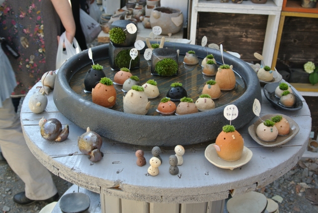 soku_32599.jpg :: 栃木県 益子焼 アート 工芸品 伝統工芸 陶磁器 