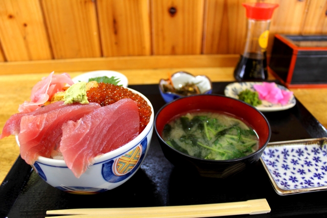 soku_32903.jpg :: 60D 食べ物 和食 丼 海鮮丼 定食 