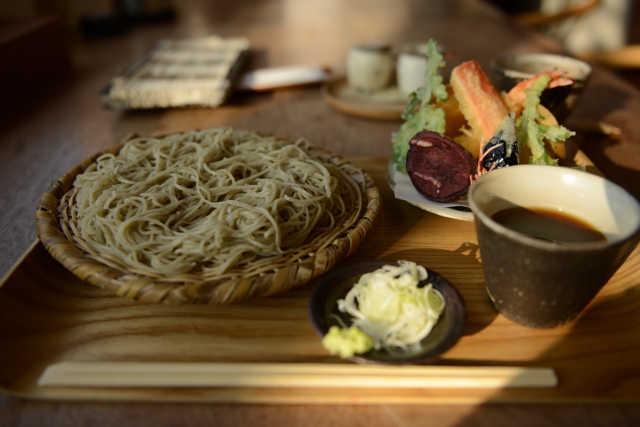 soku_32908.jpg :: D800E 蕎麦 食べ物 麺類 蕎麦 そば 天ぷらそば 定食 