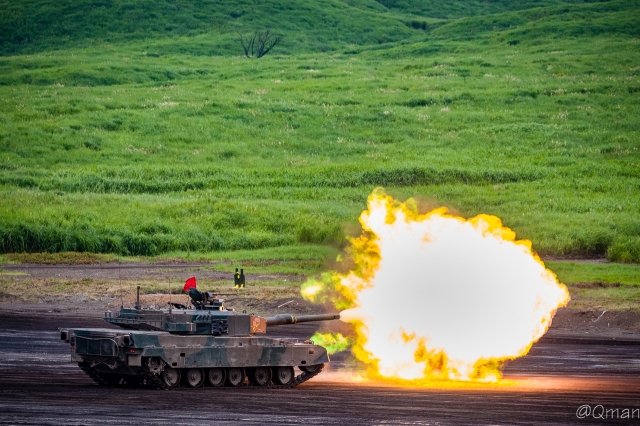 soku_32947.jpg :: 90式戦車 戦車 総火演 陸上自衛隊 富士総合火力演習 
