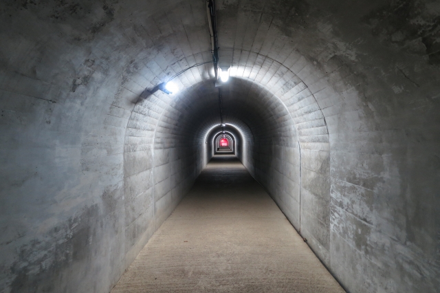 soku_33728.jpg :: 乗り物 交通 道路 トンネル 鍾乳洞 接続路 上野村 