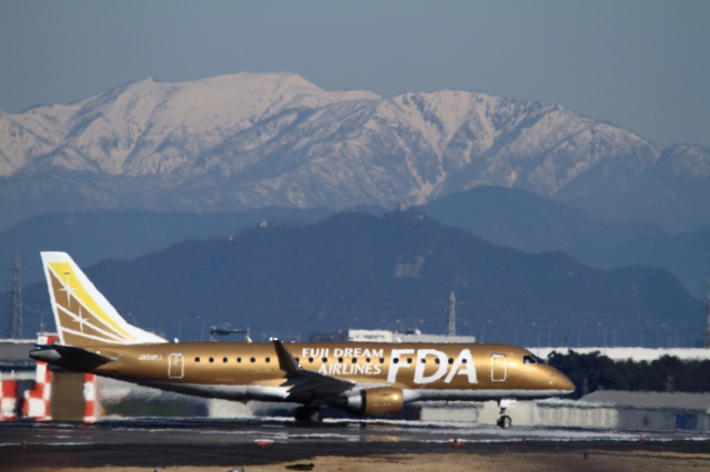 soku_33795.jpg :: FDA/9号機 GOLD 乗り物 交通 航空機 飛行機 旅客機 