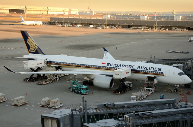 soku_34740.jpg :: 乗り物 交通 航空機 飛行機 旅客機 SINGAPORE AIRLINES 
