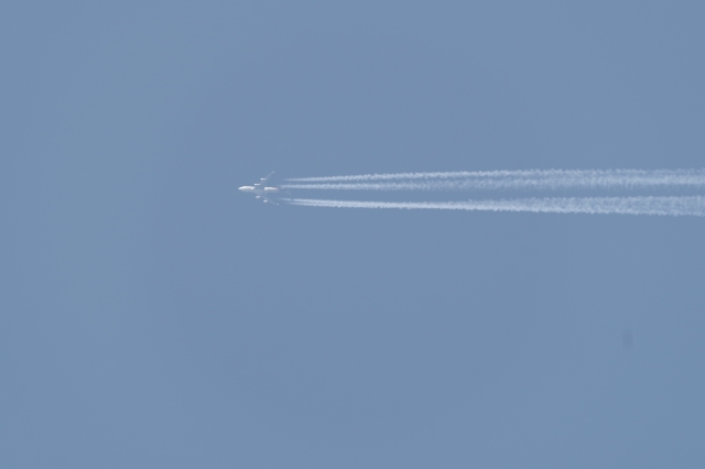 soku_34767.jpg :: 風景 自然 空 飛行機雲 