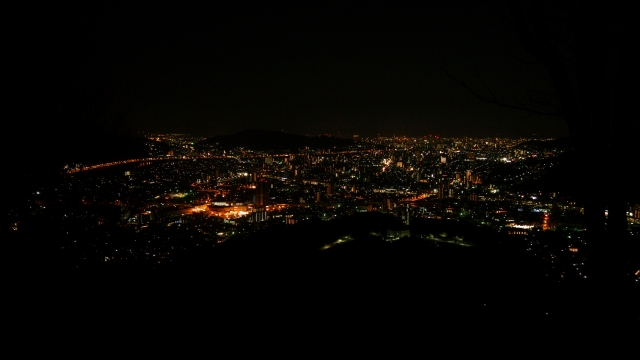 soku_34894.jpg :: 風景 街並み 郊外の風景 夜景 