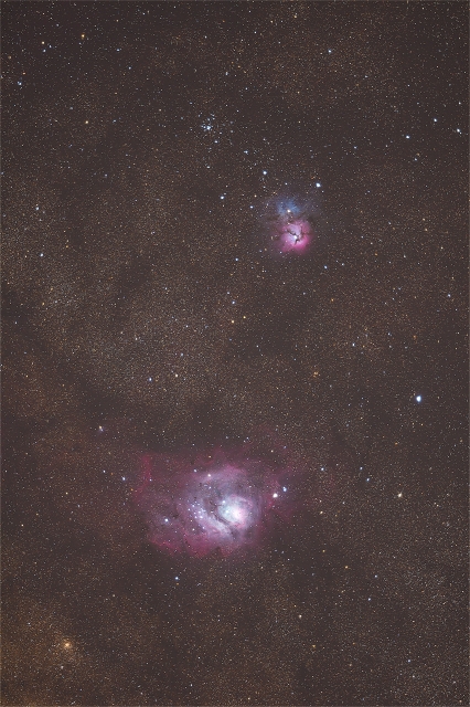soku_35063.jpg :: 干潟星雲 三裂星雲 M20 M8 