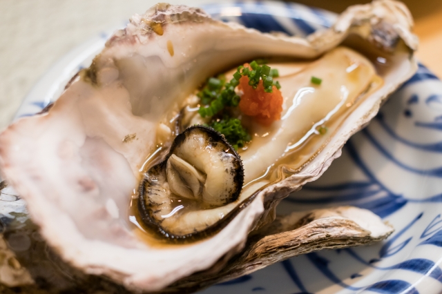 soku_36253.jpg :: 蒸し牡蠣 (^-^) 食べ物 和食 海鮮 