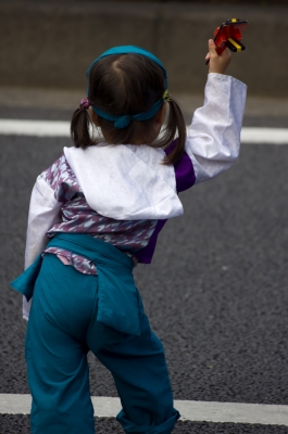 soku_02561.jpg :: イベント 行事 祭り フェア ヨサコイ YOSAKOI 人物 子供 少女 女の子 