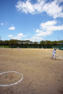 soku_02625.jpg :: 人物 子供 運動 スポーツ 球技 野球 少年野球 ヒット 