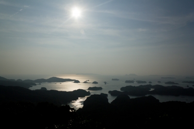 soku_02772.jpg :: 自然 風景 海 太陽 長崎 展海峰 九十九島 