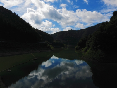 soku_03374.jpg :: PowerShotS95 自然 風景 湖 雲 空 水分 レタッチ ピクチャースタイル 