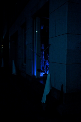 soku_03978.jpg :: 青色のイルミネーションに染まる街 