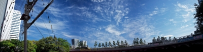 soku_05461.jpg :: 自然 風景 空 雲 パノラマ 竹芝桟橋 アジュール竹芝 