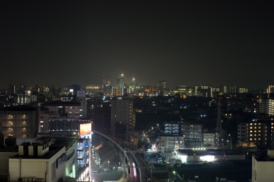 soku_05492.jpg :: 建築 建造物 夜景 電車 
