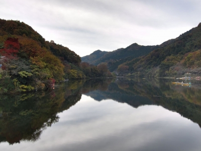 soku_06526.jpg :: PowerShotS95 風景 自然 水分 湖 間瀬湖 HDR 