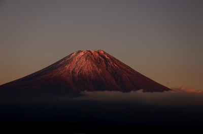 soku_08244.jpg :: 風景 自然 山 富士山 赤富士 朝霧高原 