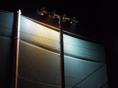 soku_08877.jpg :: 夜 光 電柱 ナイター照明 
