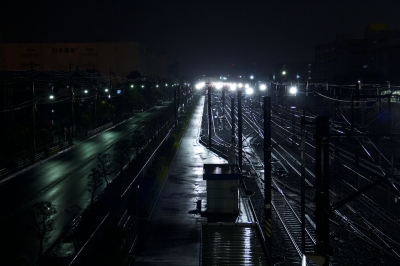 soku_09022.jpg :: 東京貨物ターミナル 建築 建造物 夜景 