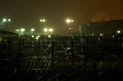 soku_09023.jpg :: 東京貨物ターミナル 建築 建造物 夜景 