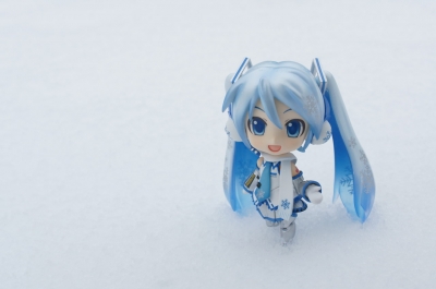 soku_09373.jpg :: 風景 自然 雪景色 人形 フィギュア 