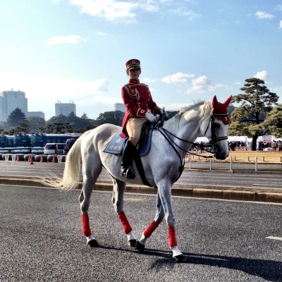 soku_09412.jpg :: 皇宮警察 iPhone 馬術 美人女性 女性騎手 