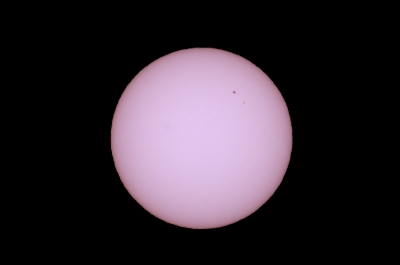 soku_09670.jpg :: 太陽 黒点 アストロソーラー 太陽光フィルター ND3.8 