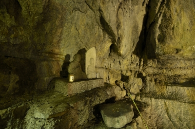 soku_09803.jpg :: 風景 自然 洞窟 鍾乳洞 お地蔵様 