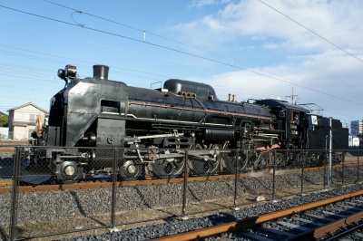 soku_10130.jpg :: 乗り物 交通 鉄道 蒸気機関車 展示車両 