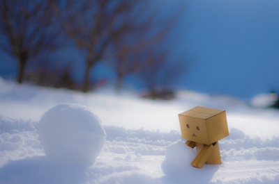 soku_10358.jpg :: 風景 自然 雪景色 アート 工芸品 フィギュア ダンボー 
