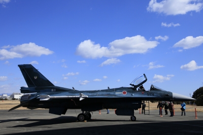 soku_10628.jpg :: 乗り物 交通 航空機 飛行機 支援戦闘機 F.2A 航空自衛隊浜松基地 現用戦闘機展示 