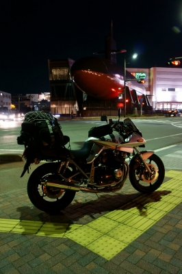 soku_10943.jpg :: バイク 夜景 鉄のくじら 広島 呉 