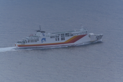 soku_10963.jpg :: 乗り物 交通 船 フェリー 津軽海峡 