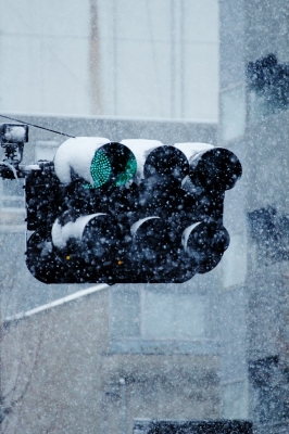 soku_11443.jpg :: 乗り物 交通 信号機 雪 
