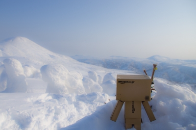 soku_11560.jpg :: 風景 自然 雪景色 アート 工芸品 クラフト 人形 フィギュア ダンボー 