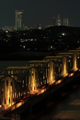 soku_11651.jpg :: 建築 建造物 夜景 橋 by Niigata 