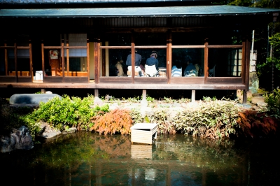 soku_12193.jpg :: 池上梅園・茶室 風景 街並み 和 和風 