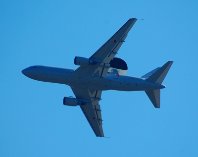soku_12369.jpg :: 乗り物 交通 航空機 飛行機 軍用機 AWACS 