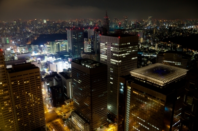 soku_12430.jpg :: 夜景 風景 街並み 都市の風景 ビル群 