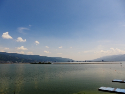soku_13012.jpg :: PowerShotS95 風景 自然 水分 湖 諏訪湖 